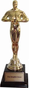 Oscar Başarı Ödül Heykeli ( kişiye özel )