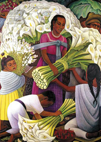 Puzzle LaVendedore De Flores ,Diego Rivera
