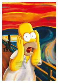 Educa Puzzle El Grito The Simpsons