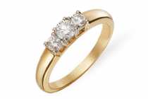 18 Ayar altn 0,25 ct tria yzk TR6004  Arlk :2,57 gr