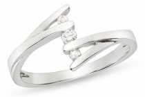 18 Ayar Beyaz altn 0,11 ct Tria yzk TR6009   Arlk :2,31 gr