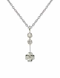 Koak 18 Ayar 0,14 ct Prlanta Kolye KLY0675  Arlk :2,66 gr