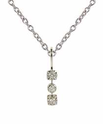 Koak 18 Ayar 0,14 ct Prlanta Kolye KLY0649  Arlk :2,41 gr