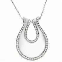 18 Ayar Altn  0.77 ct Prlanta Fantezi Kolye DP7772