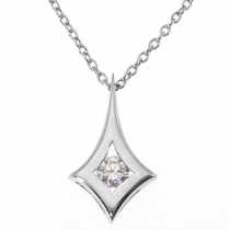 18 Ayar Altn  0.15 ct Prlanta Kolye DP7866