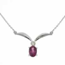 18 Ayar Altn  0.05 ct Prlanta Turmalin Kolye DP8036