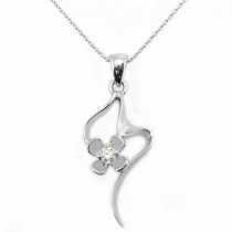 14 Ayar Altn  0.05 ct Prlanta Fantezi Kolye DP9480