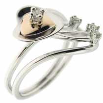 18 Ayar Altn 0.13 ct Prlanta Fantezi Yzk DRF2882