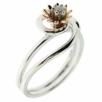 18 Ayar Altn 0.08 ct Prlanta Fantezi Yzk DRF2883