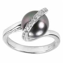 18 Ayar Altn  0.15 ct Prlanta nci Yzk DRF7640