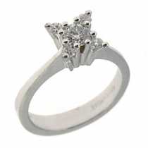 18 Ayar Altn  0.54 ct Prlanta Fantezi Yzk DRF7765
