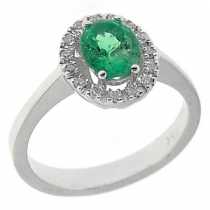 18 Ayar Altn  0.14 ct. Prlanta-Zmrt Yzk DRF7800