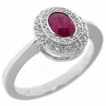 18 Ayar Altn  0.25 ct Prlanta Yakut Yzk DRF7871
