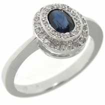 18 Ayar Altn  0.25 ct Prlanta Safir Yzk DRF7874