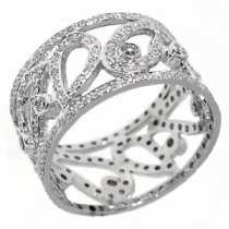 18 Ayar Altn  1.03 ct Prlanta Fantezi Yzk DRF7875