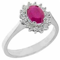 18 Ayar Altn  0.21 ct Prlanta Yakut Yzk DRF8429