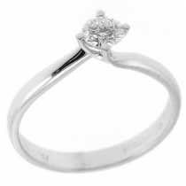 18 Ayar Altn  0.25 ct Prlanta Tek Ta Yzk DRS10207