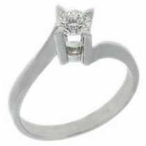 18 Ayar Altn  0.33 ct Prlanta Tek Ta Yzk DRS10208