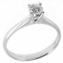 18 Ayar Altn  0.27 ct Prlanta Tek Ta Yzk DRS10216