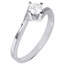 18 Ayar Altn  0.28 ct Prlanta Tek Ta Yzk DRS11792