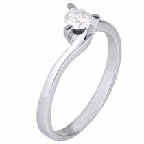 18 Ayar Altn  0.24 ct Prlanta Tek Ta Yzk DRS11794