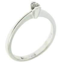 18 Ayar Altn 0.06 ct Prlanta Tek Ta Yzk DRS3049