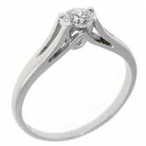 18 Ayar Altn  0.24 ct Prlanta Tek Ta Yzk DRS7808
