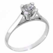 18 Ayar Altn  0.52 ct Prlanta Tek Ta Yzk DRS7810
