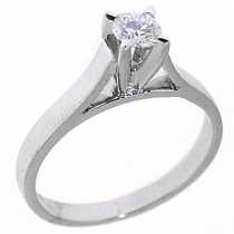 18 Ayar Altn  0.26 ct Prlanta Tek Ta Yzk DRS7817
