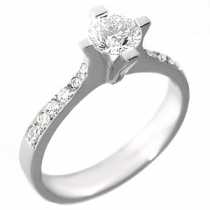 18 Ayar Altn  0.37 ct Prlanta Tek Ta Yzk DRS7899
