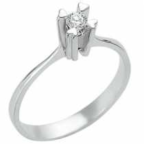 14 Ayar Altn  0.11 ct Prlanta Tekta Yzk DRS9664