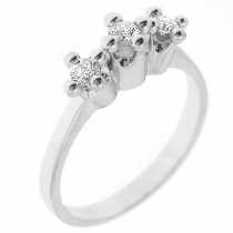 18 Ayar Altn 0.20 ct Prlanta Tria Yzk DRW6021