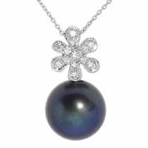 18 Ayar Altn  0.11 ct Prlanta nci Kolye PJP8650