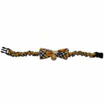 Royale Pets Papyonlu Ekose Desenli Boyun Tasmas  20 cm