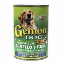 Gemon Dog Pirin ve Kuzu Etli Kpek Konservesi  1260 gr