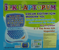 3-7 Yalar in Eitici Oyuncak Laptop