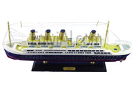 Dekoratif Ahap Obje Titanic